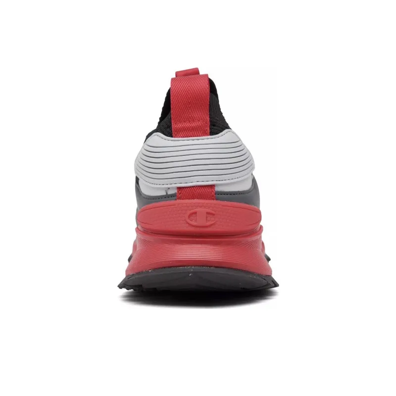 Champion Refle Cushioning Lightweight Low Top Running Shoes Men's Black Red-3
