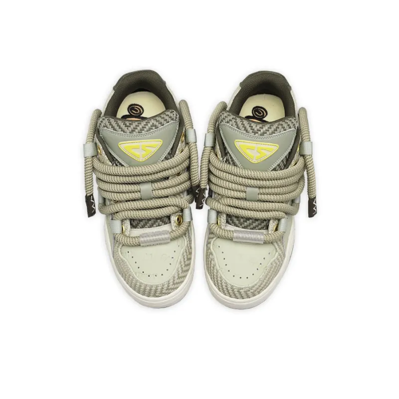 Cat&Sofa Dirty Braid Series Skateboarding Shoes Unisex Swag-2