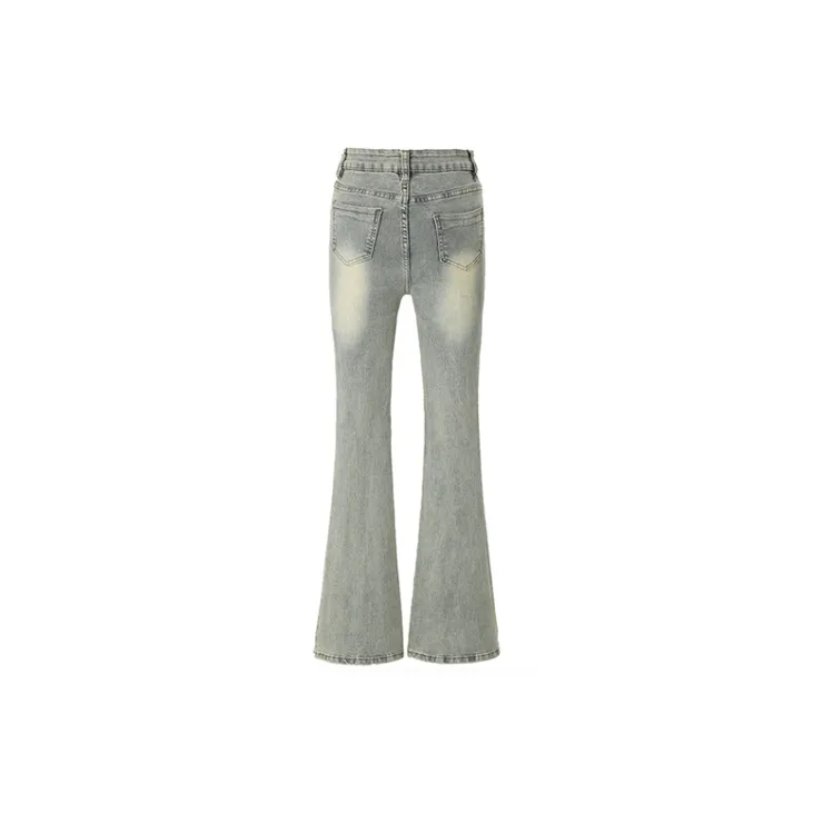 TWOPLUMGIRLS Jeans Women's Yellow Mud-1