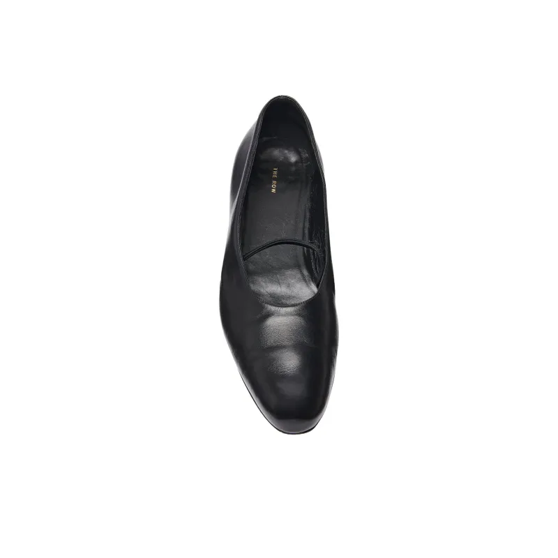 THE ROW Marion Leather Ballerina Shoes-4