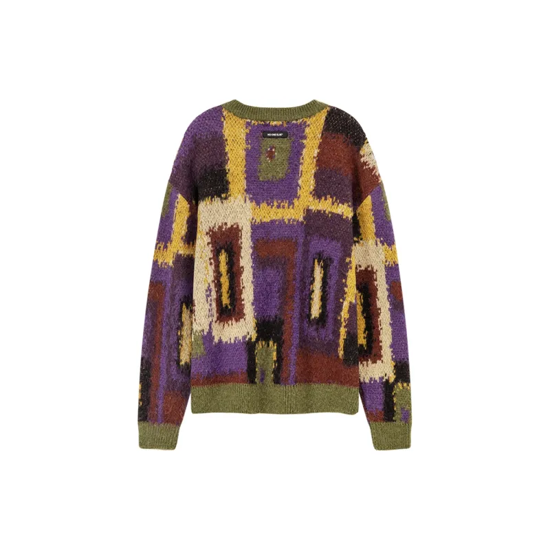NO ONE ELSE Sweaters Unisex Purple-1