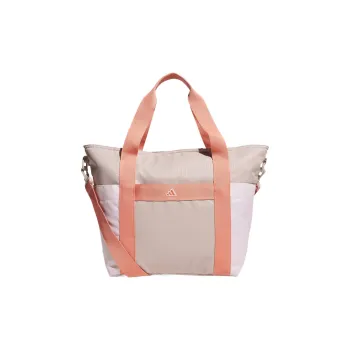 Adidas Recycled Polyester Tote Bag, Shopping Bag, Handbag Regular Women's Taupe & Quartz