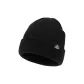 Black Knitted Fabric Beanie