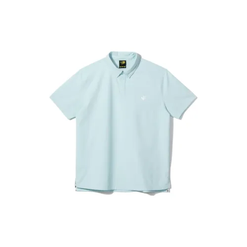 New Era Polo Shirts Men Frost Blue