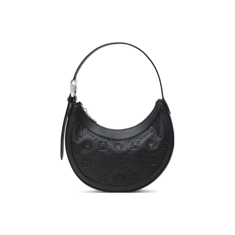 Marine Serre Calfskin One Shoulder Handbags Regular Women's Black-0