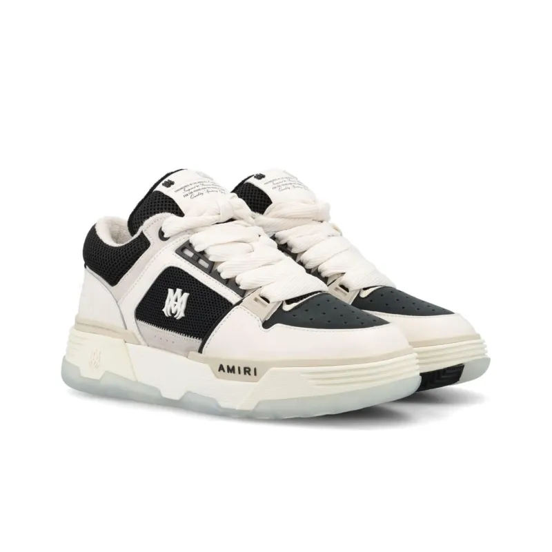 AMIRI MA 1 Cushioning Anti Slip And Wear Resistant Low Top Casual Shoes Men's White Black-2