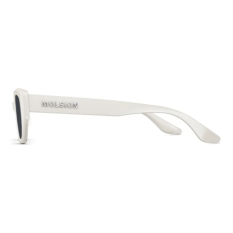 MOLSION Plate Frame Irregular Shape Sunglasses Unisex Tea Brown Lens-7
