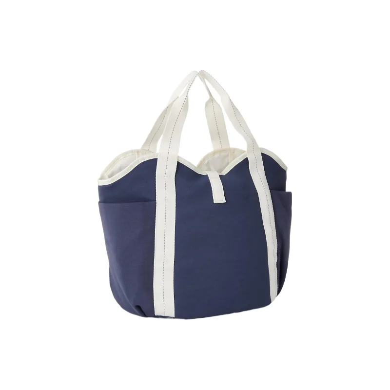 Adidas Cotton Sports Handbag Regular Women's Dark Shadow Marine Blue-1