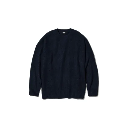 UNIQLO Sweaters Men Navy Blue