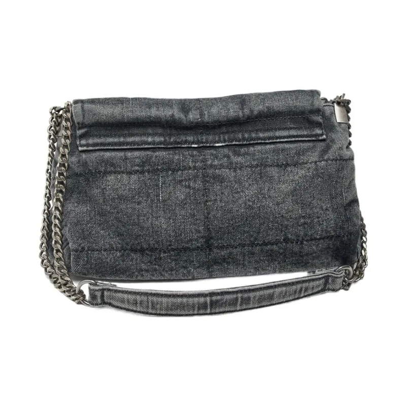 ZARA PU Crossbody Bag Shoulder Bag Regular Women's Blue Denim-2
