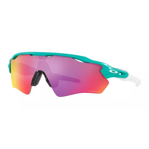 Oakley TR/Memory Plastic Irregular Shape Sunglasses Unisex Green