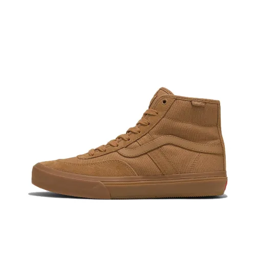 Vans Skateboard Shoes Unisex High-Top Brown