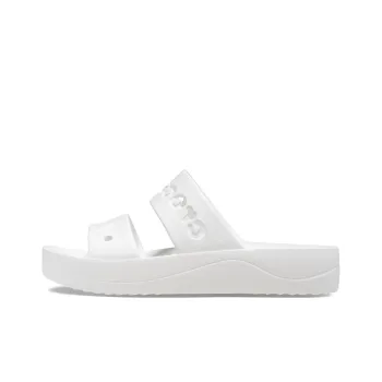 Crocs Baya Platform Sandals 'White' Women's