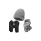 Gray Knitted Fabric Beanie+Thermal Glove+Thermal Scarf
