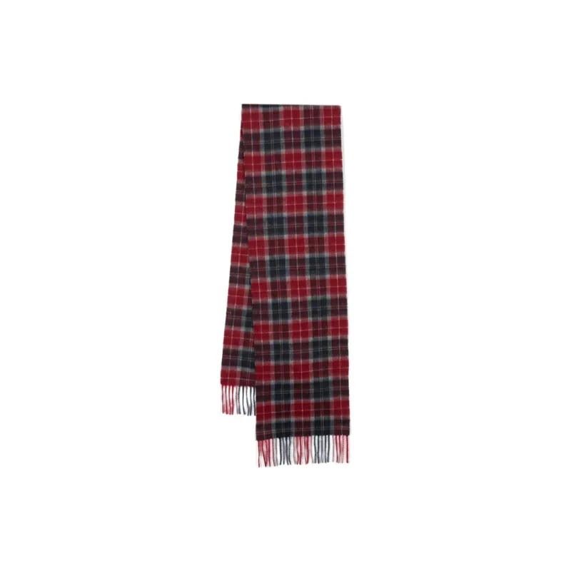 BARBOUR Tartan Scarf And Gloves Set-0