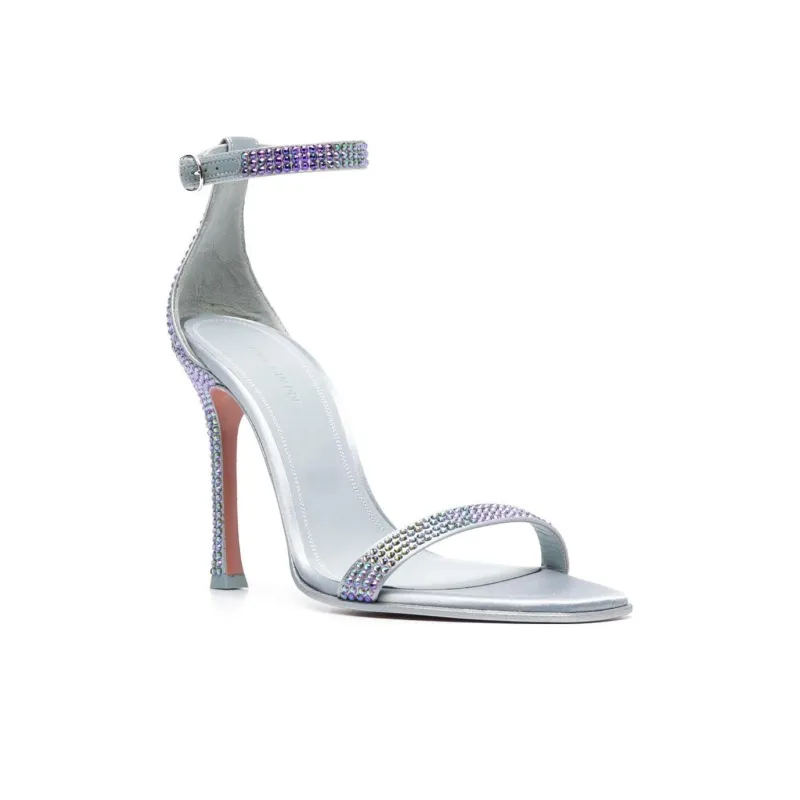 AMINA MUADDI One Strap Sandals Women's Gray-2