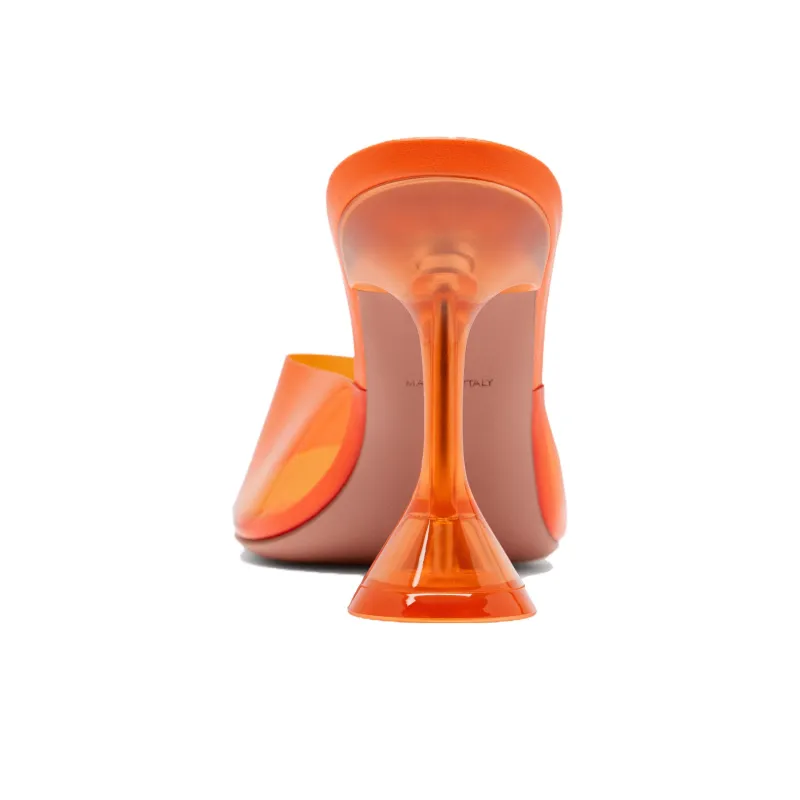AMINA MUADDI Begum 70mm Glass PVC Sling Orange-4