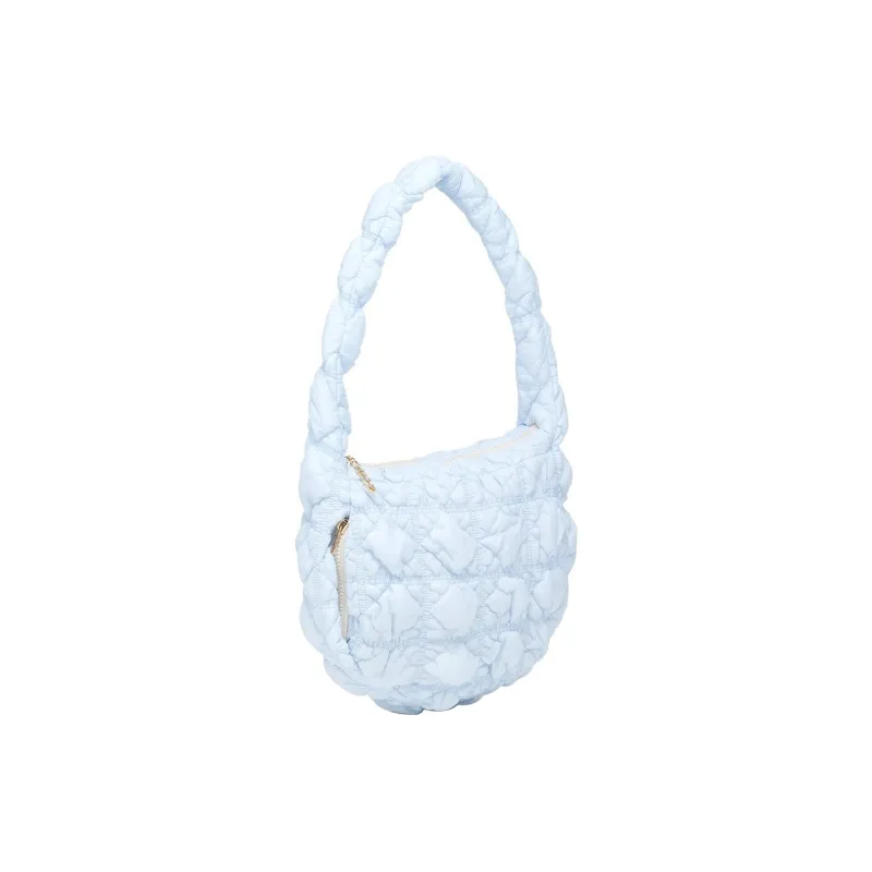 CARLYN Nylon Cloud Bag Handbag Shoulder Bag Women's Blue-2