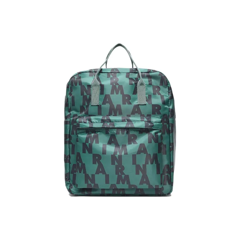 MARNI Polyester Backpack Regular Kids' Grass Green-0