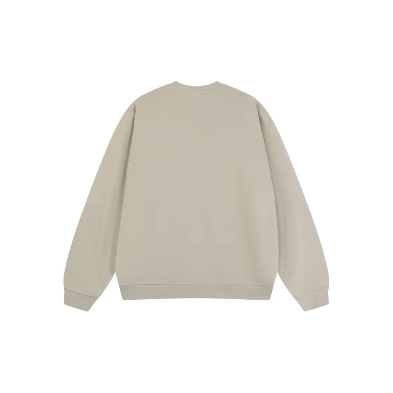 FAIRWHALE Loose Fit Pullover Drop Shoulder Crew Neck Sweatshirt Unisex-10