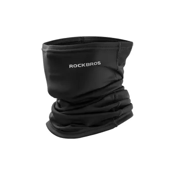 ROCKBROS Riding Equipment Cycling Masks Unisex Ionized Warm Fleece Fabric Black