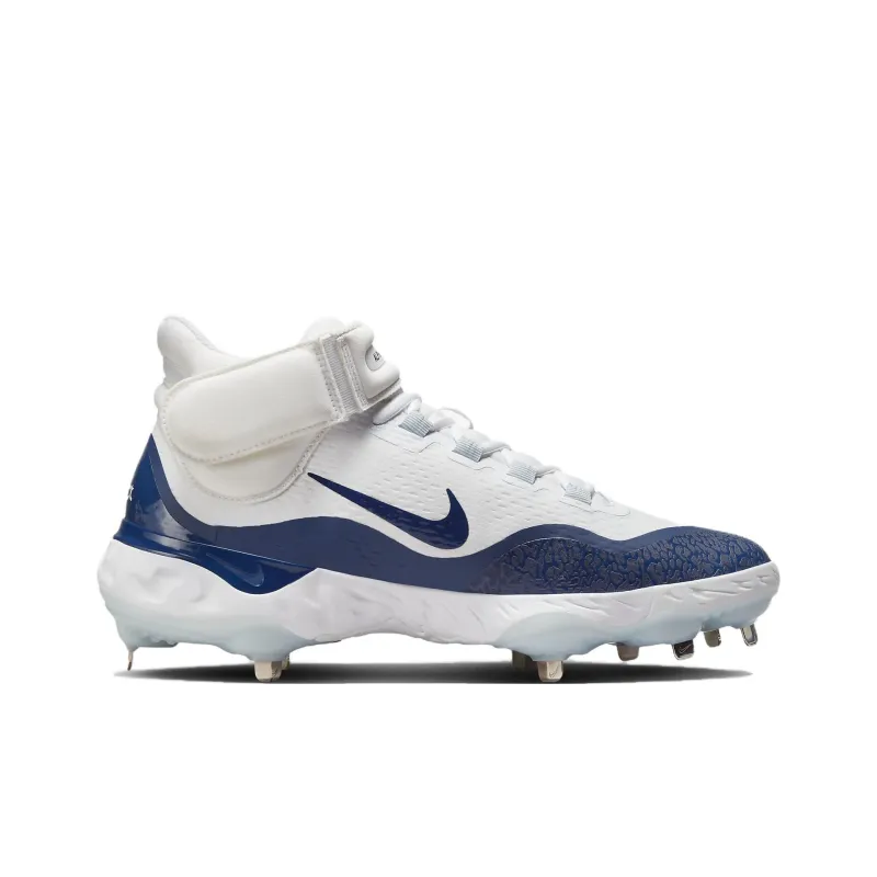 Nike Alpha Huarache Elite 4 Mid 'White Midnight Navy'-1