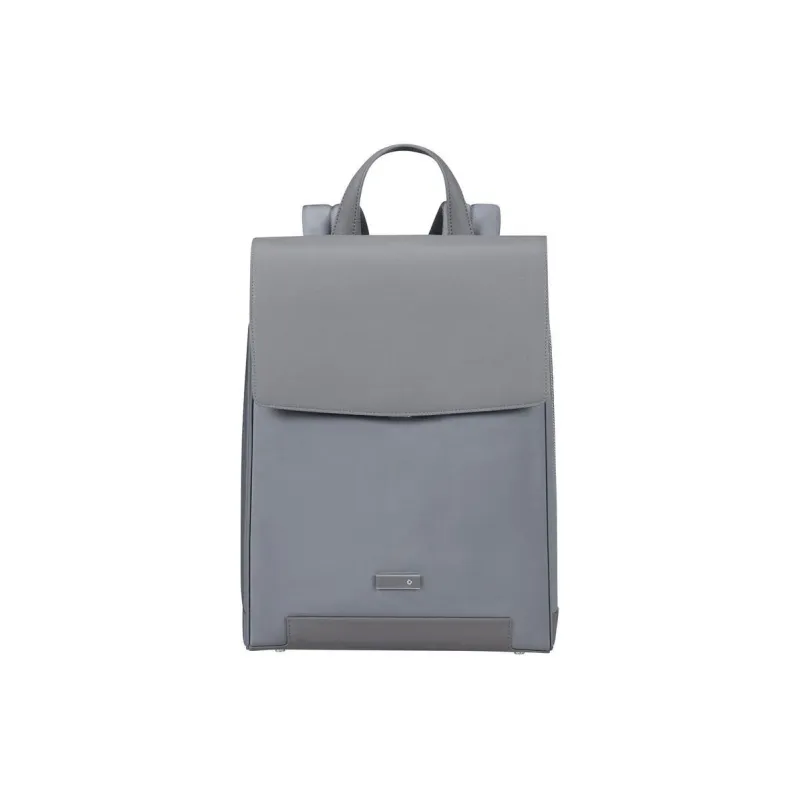 SAMSONITE Recyclable PET Material Laptop Backpack Women's Silver Gray-0