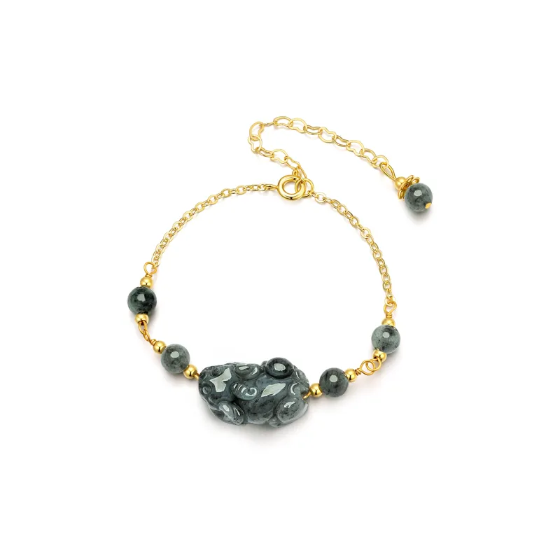 North Cain Bean Type Jadeite Bracelets Unisex-2