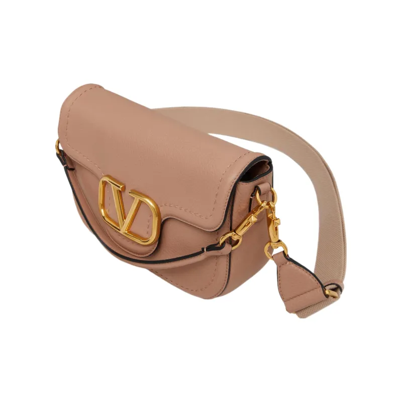 Valentino GARAVANI Soft Grain Calfskin Portable Crossbody Bag, Shoulder Bag Regular Women's Cinnamon Rose-4
