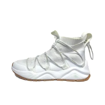 Champion Rally Flu Cushioning Wear-Resistant High-Top Casual Shoes Women's White