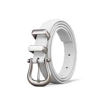 JEEP SPIRIT Niche Design Advanced Vintage Decoration Belt, Pin Buckle Cow Leather Belts Women's Width 1.9CM