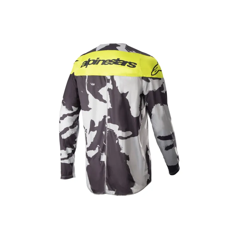 ALPINESTARS 2023 Racing Tactical Jersey Grey Camouflage/fluorescent Yellow-1