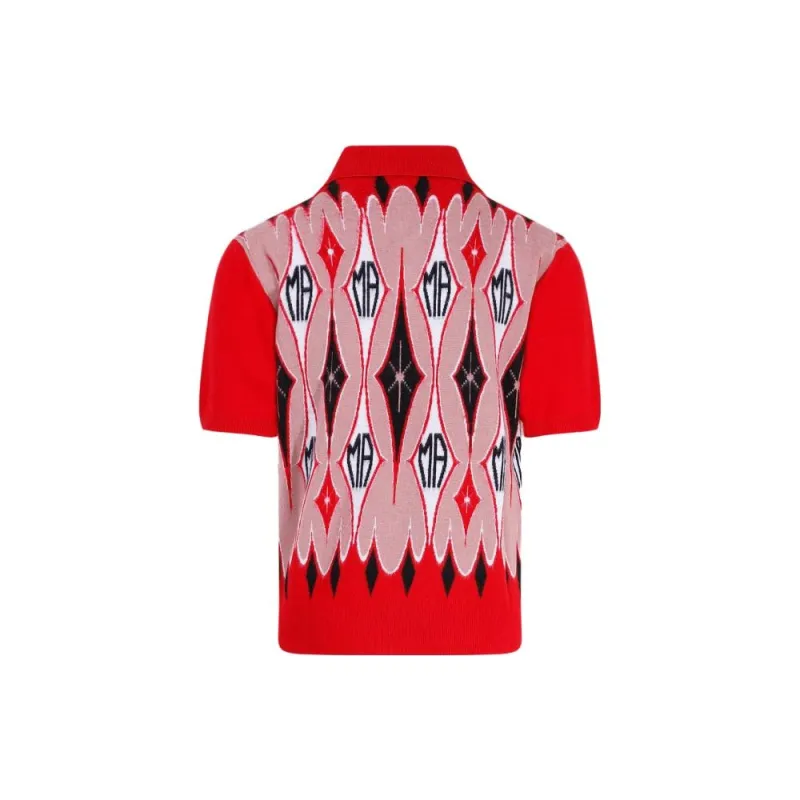 AMIRI Polo Shirts Men Red-1