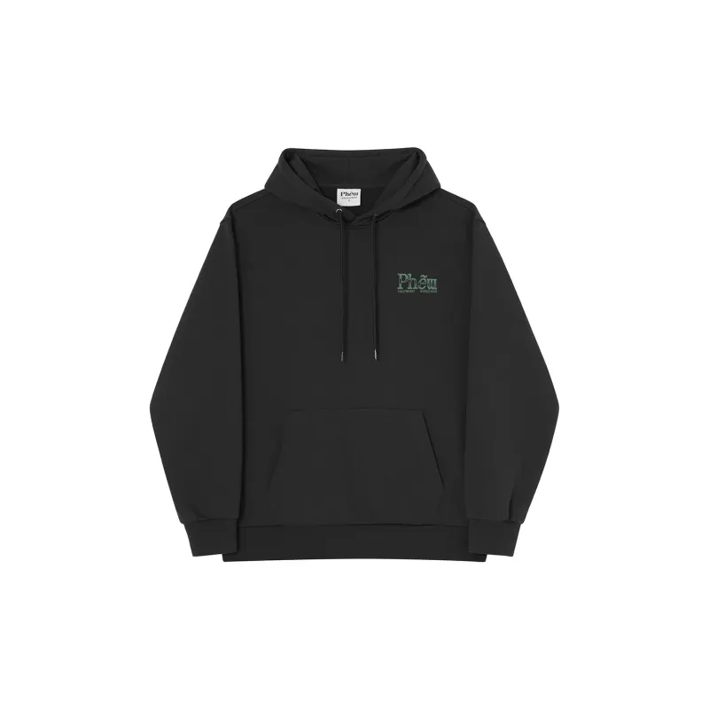 Phew Sweatshirts Unisex Charcoal Black-1