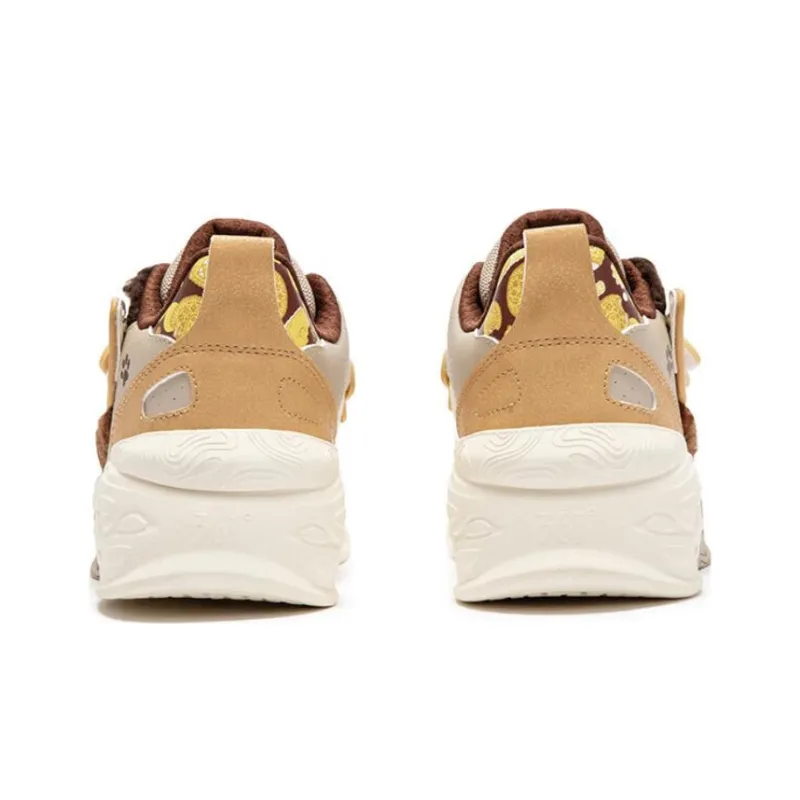 361° Thermal Slip Resistant Low Top Skateboard Shoes Women's Beige-3