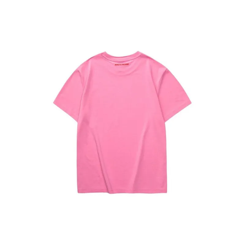 Skechers T Shirts Unisex Sachet Pink/004C-1