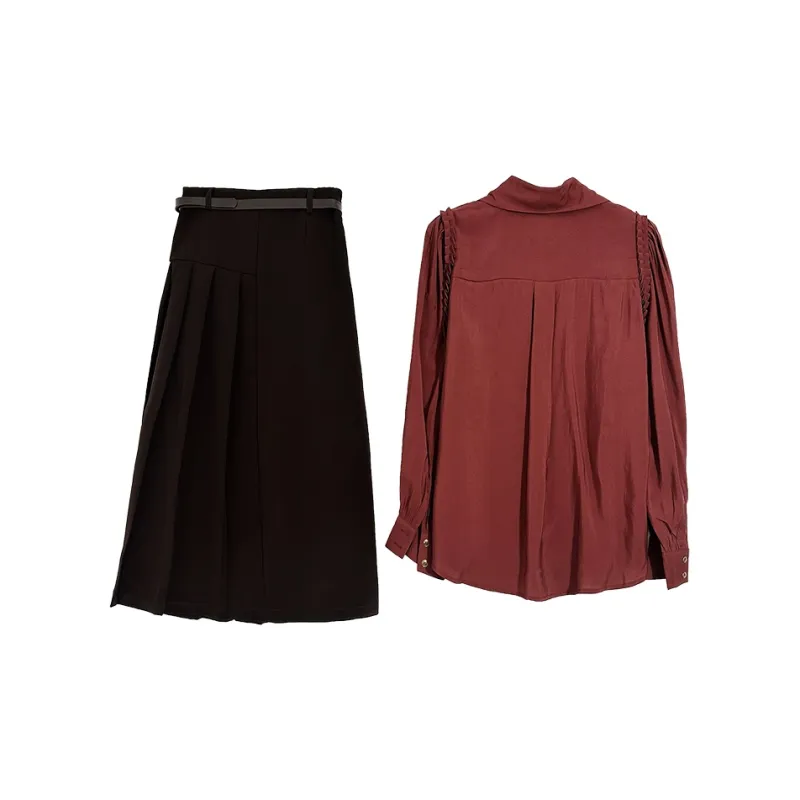 Icicofficial Two Piece Skirt Sets Women's-1