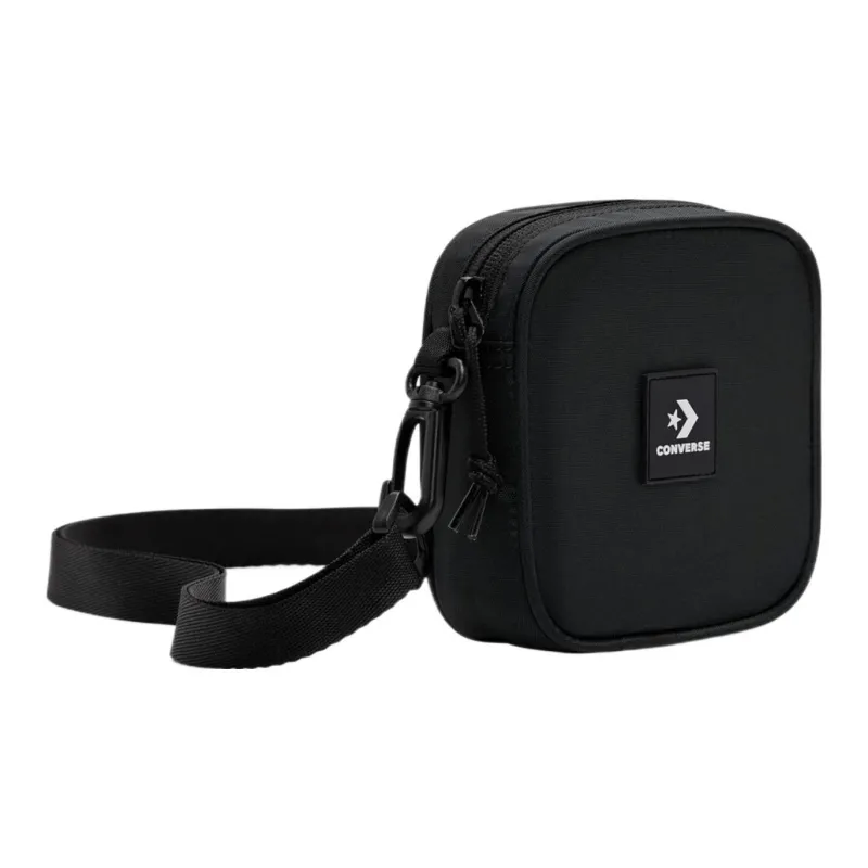 Converse Polyester Small Square Bag Shoulder Bag Crossbody Bag Regular Unisex Black-1