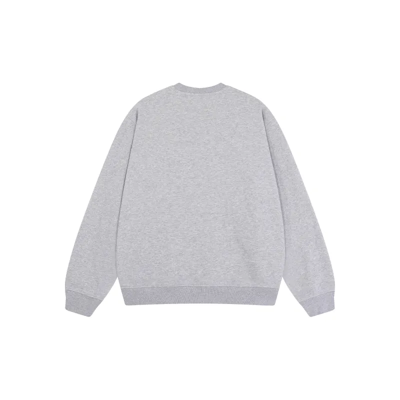 FAIRWHALE Loose Fit Pullover Drop Shoulder Crew Neck Sweatshirt Unisex-23