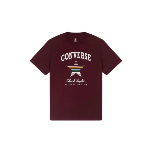 Converse All Star Chuck Taylor T-Shirts Unisex Burgundy