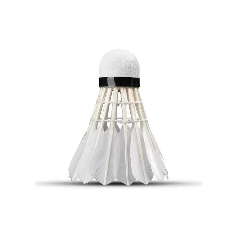 EVERVON D12 Duck Feather Shuttlecock 12 Pack Duck Feather Everyday Shuttlecocks-2