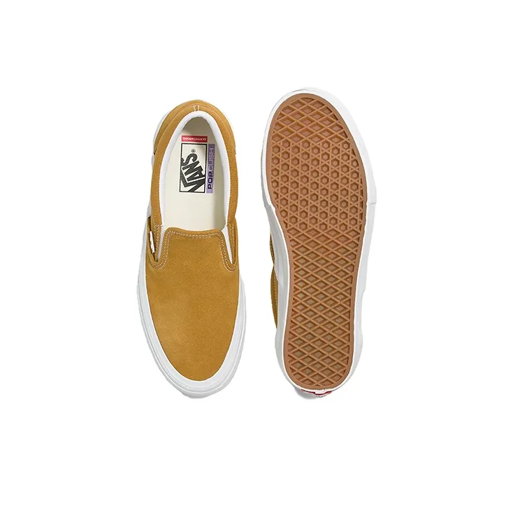 Vans Skate Slip On 'Gold White'-3