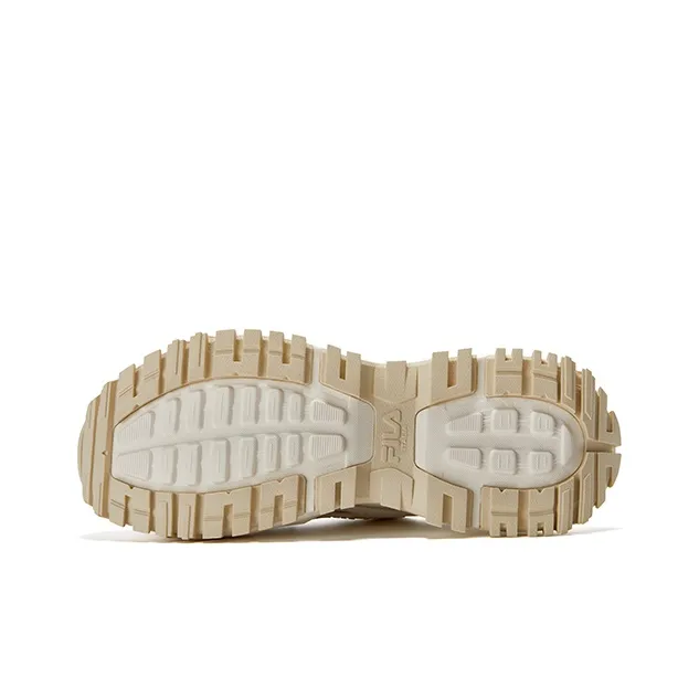 FILA FUSION Cushioning Anti Slip Wear Resistant Breathability Low Top Chunky Sneakers Women's Milk White Box-6