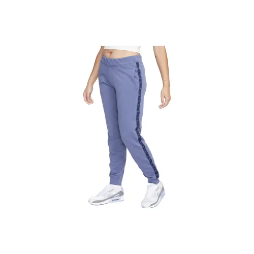 Nike Sportswear Essentials Series Knitted Sweatpants Women's Diffused Blue