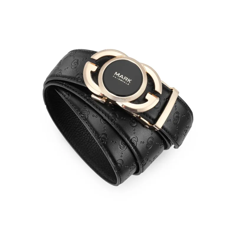 FAIRWHALE Cow Leather Belts Men's Width 3.5CM-9
