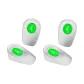 [2 Pack]Crystal Silicone-{Green Poron} 3.5cm