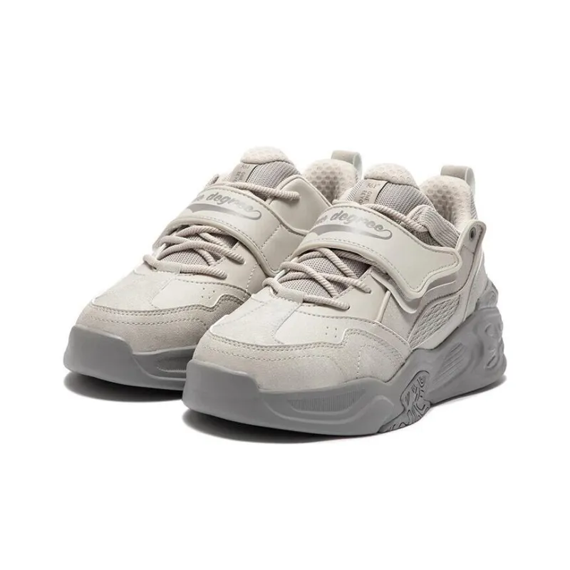 361° Fleece Lined, Thermal Slip Resistant Low Top Winter Padded Skateboard Shoes Men's Gray-2