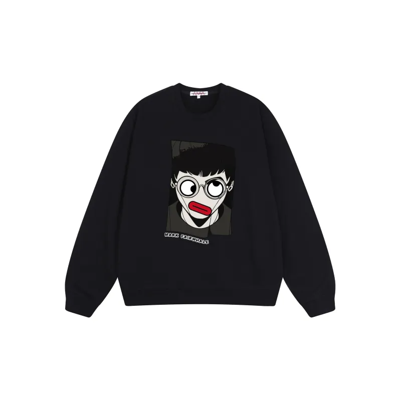FAIRWHALE Loose Fit Pullover Drop Shoulder Crew Neck Sweatshirt Unisex-16