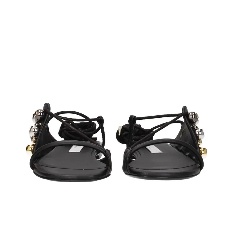 Stella McCartney Rubber Sole Slide Slippers Women's Black-2