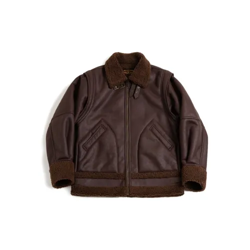 MADEN Leather Jackets Men